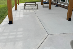 After roof soft wash — algae and streaks removed